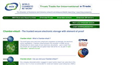 Desktop Screenshot of evault.worldchambers.com